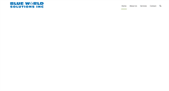 Desktop Screenshot of blueworldsolutions.com